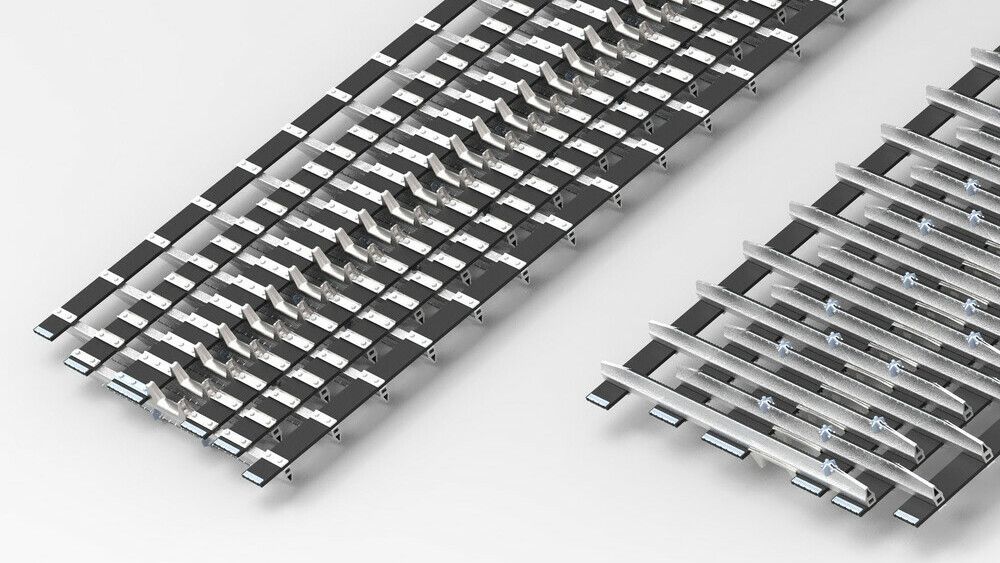 6-Band-KombiPlus-Kette Ansicht der PistenBully 6-Band-KombiPlus-Kette