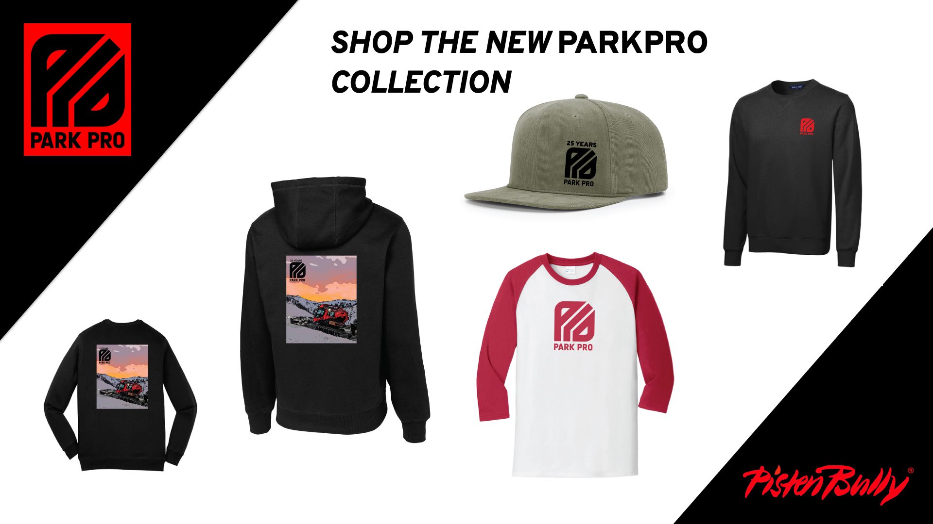 Shop the new 25th anniversary PistenBully ParkPro Collection