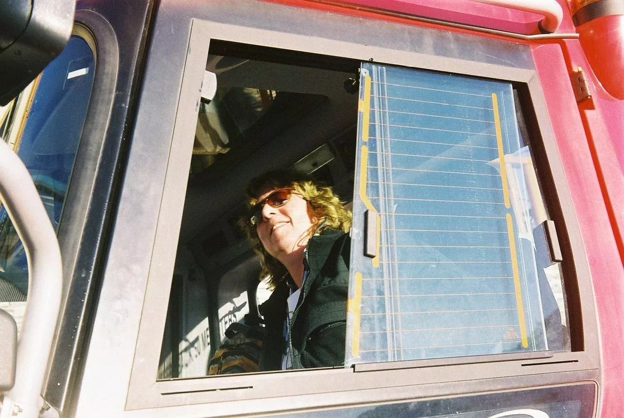 A throwback photo of PistenBully at Whistler Blackcomb